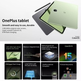 OnePlus Pad 11.61 inch Tablet PC, 12GB+512GB, ColorOS 15.0 Dimensity 8350 Octa Core (Green)