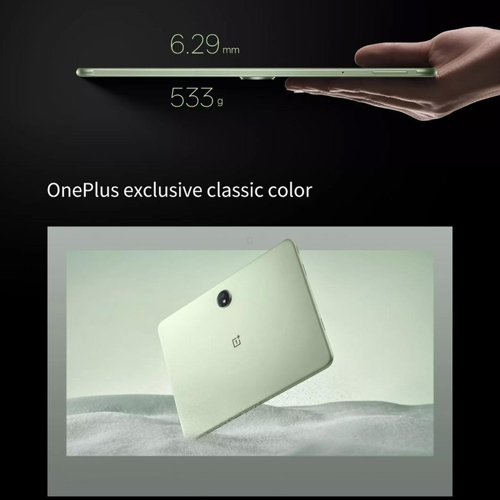 OnePlus Pad 11.61 inch Tablet PC, 12GB+512GB, ColorOS 15.0 Dimensity 8350 Octa Core (Green)