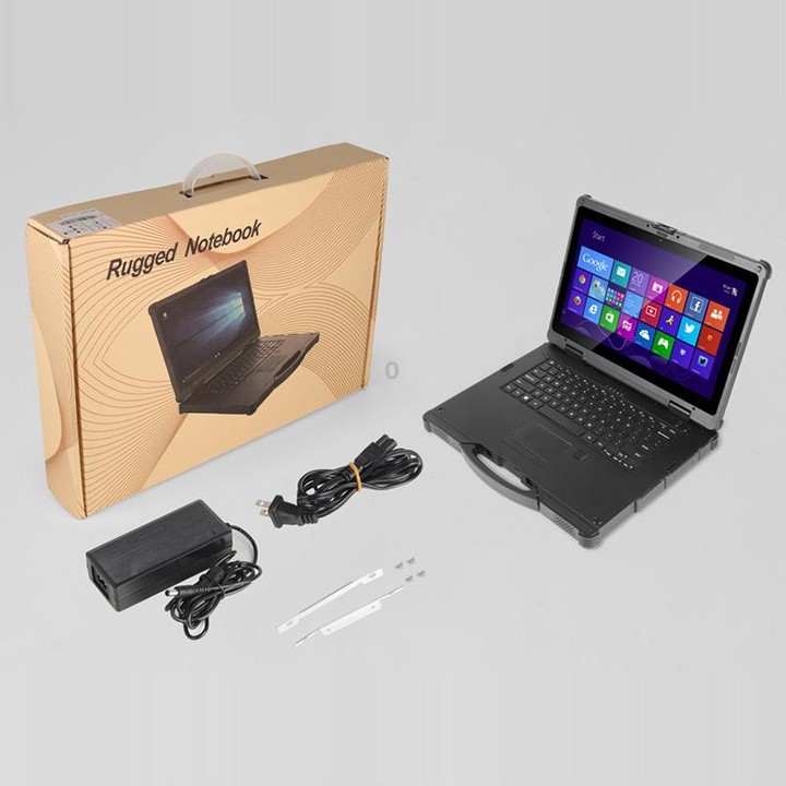 UNIWA ULAP R14 Rugged Laptop, 8GB+256GB, 14 inch Windows 10 Home Intel Core i5-8250U, UK Plug