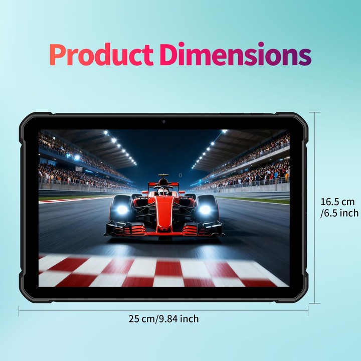UNIWA UTAB R1040 IP67 Waterproof Rugged Tablet PC, 8GB+128GB, 10.1 inch Android 15 Mediatek MT8786 Octa Core, Network: 4G, AU Pl