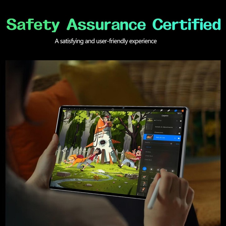 BDF P70 10.1 inch 4G LTE Tablet PC, 6GB+128GB, Android 10 MTK6750 Octa Core, Support Dual SIM, EU Plug (Blue)