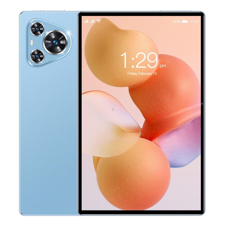 BDF P70 10.1 inch 4G LTE Tablet PC, 6GB+128GB, Android 10 MTK6750 Octa Core, Support Dual SIM, EU Plug (Blue)