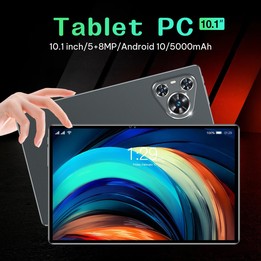 BDF P70 10.1 inch 4G LTE Tablet PC, 6GB+128GB, Android 10 MTK6750 Octa Core, Support Dual SIM, US Plug (Black)
