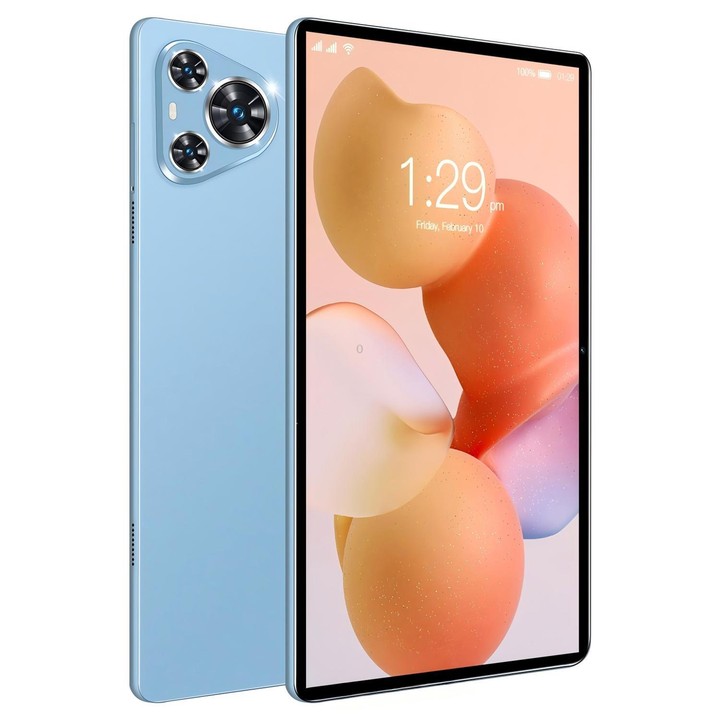 BDF P70 10.1 inch 4G LTE Tablet PC, 6GB+128GB, Android 10 MTK6750 Octa Core, Support Dual SIM, US Plug (Blue)