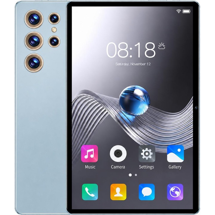 BDF H39 10.1 inch 4G LTE Tablet PC, 6GB+128GB, Android 10 MTK6750 Octa Core, Support Dual SIM, US Plug (Blue)