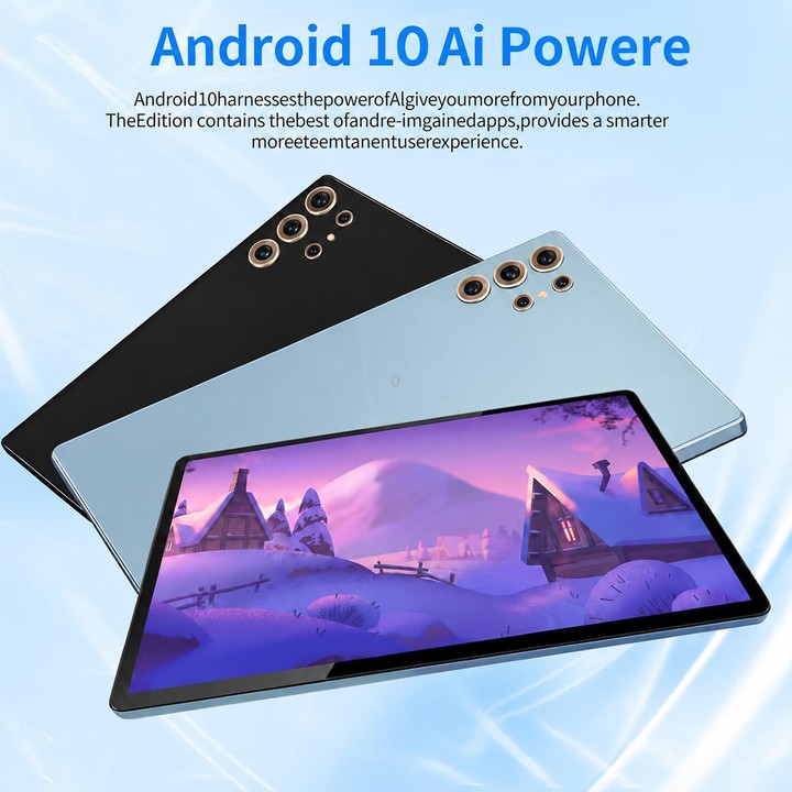BDF H39 10.1 inch 4G LTE Tablet PC, 6GB+128GB, Android 10 MTK6750 Octa Core, Support Dual SIM, UK Plug (Black)