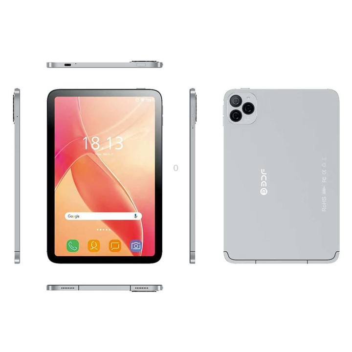 BDF Q10 10.1 inch 4G LTE Tablet PC, 8GB+256GB, Android 10 MTK6750 Octa Core, Support Dual SIM, US Plug (Silver)