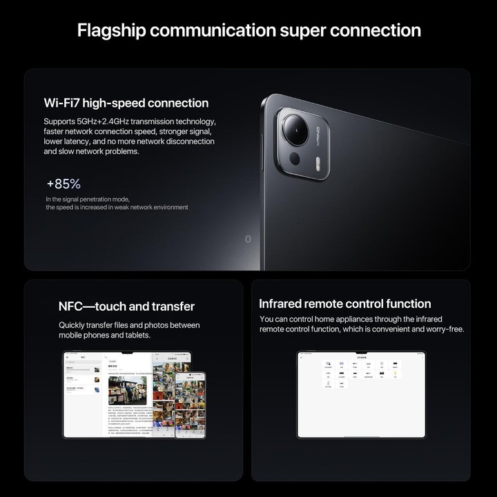 Xiaomi Pad 7 Ultra 14 inch, 12GB+512GB, HyperOS 2, XRING O1 3nm Deca Core CPU (Purple Gray)