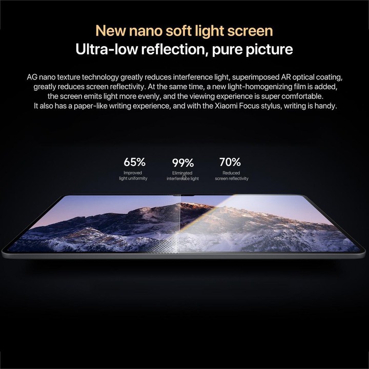 Xiaomi Pad 7 Ultra 14 inch Soft Light Screen, 16GB+1TB, HyperOS 2, XRING O1 3nm Deca Core CPU (Purple Gray)