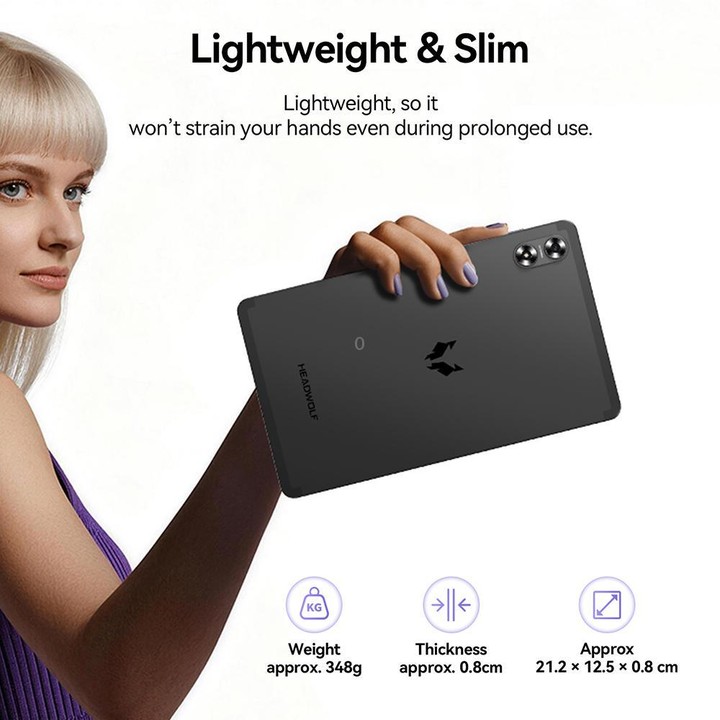 HEADWOLF Fpad6 SE 8.7 inch 4G LTE Tablet PC, 4GB+128GB, Android 16 MT8781 Octa Core Support Dual SIM, Global Version with Google