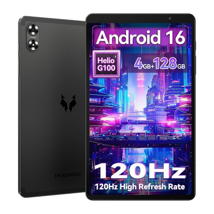 HEADWOLF Fpad6 SE 8.7 inch 4G LTE Tablet PC, 4GB+128GB, Android 16 MT8781 Octa Core Support Dual SIM, Global Version with Google