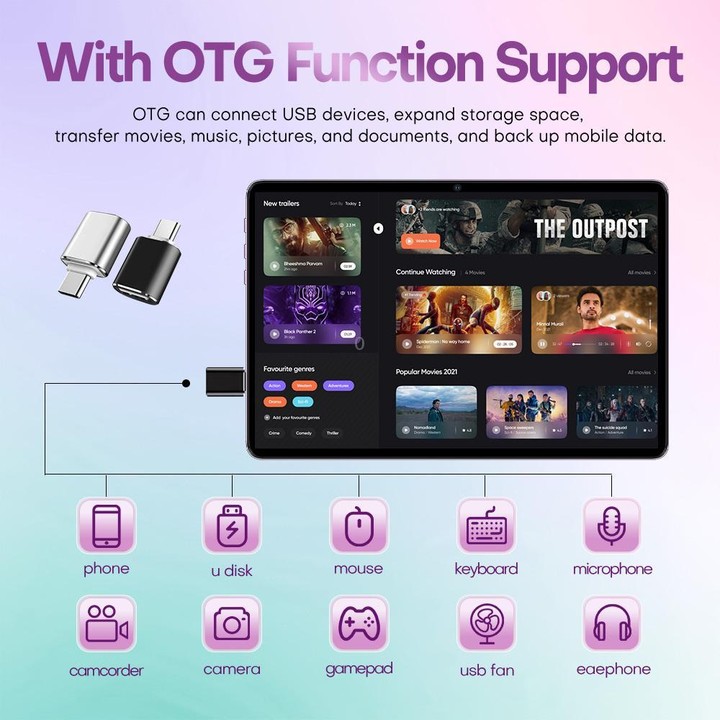 Pad 9 Ultra 10.1 inch 3G Phone Call Tablet PC, 2GB+32GB, Android 10 MTK6737 Quad Core, EU Plug (Purple)