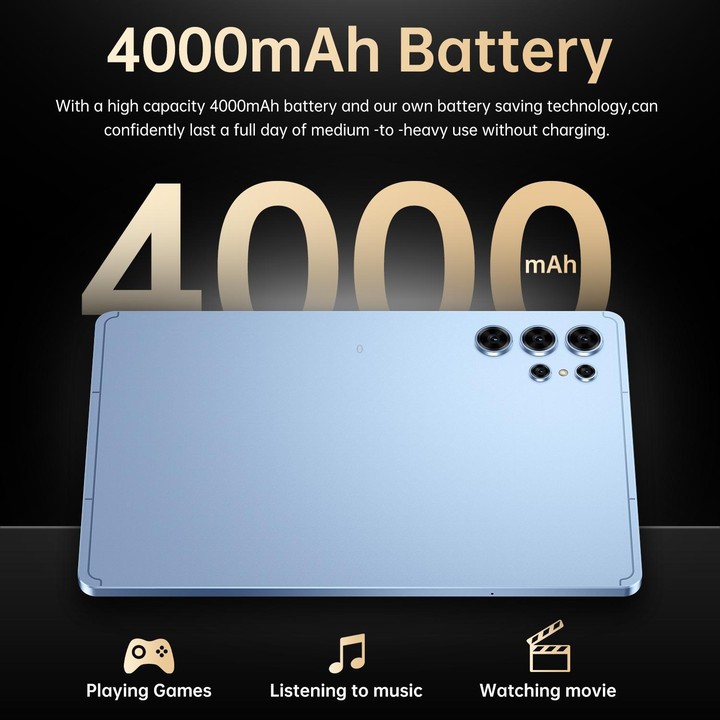Pad 25 Ultra 10.1 inch 4G LTE Tablet PC, 4GB+32GB, Android 10 MTK6755 Octa Core, EU Plug (Purple)