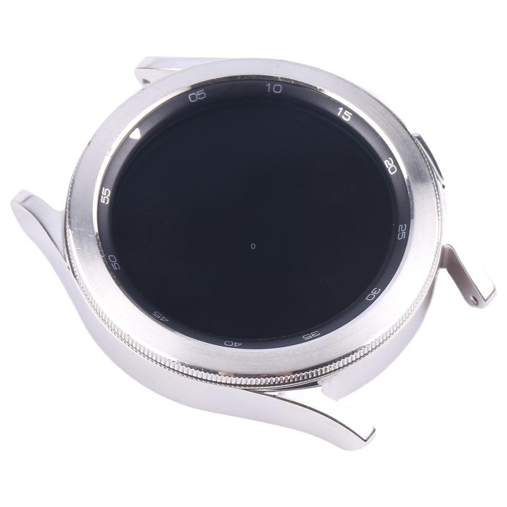 Original LCD Screen Digitizer Full Assembly with Frame for Samsung Galaxy Watch4 Classic 42mm SM-R880/R885 (Silver)