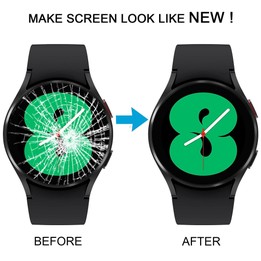 Original LCD Screen Digitizer Full Assembly with Frame for Samsung Galaxy Watch4 40mm SM-R860/R865 (Black)