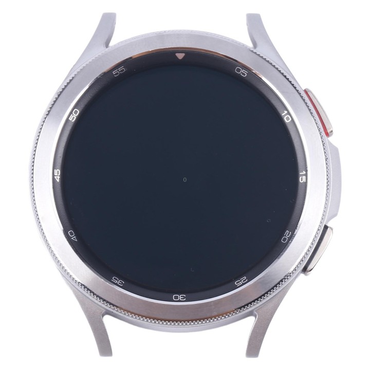 Original LCD Screen Digitizer Full Assembly with Frame for Samsung Galaxy Watch4 Classic 46mm SM-R890/R895 (Silver)