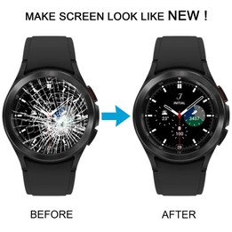 Original LCD Screen Digitizer Full Assembly with Frame for Samsung Galaxy Watch4 Classic 46mm SM-R890/R895 (Silver)