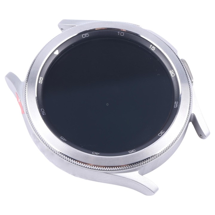 Original LCD Screen Digitizer Full Assembly with Frame for Samsung Galaxy Watch4 Classic 46mm SM-R890/R895 (Silver)