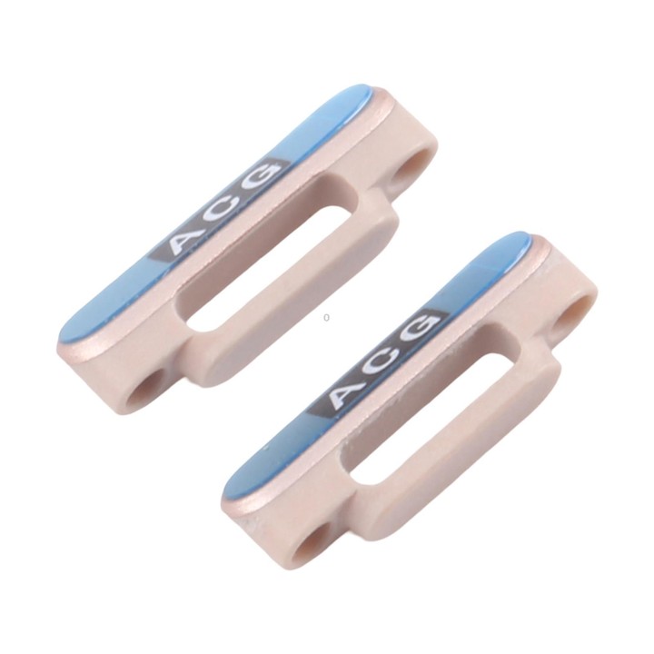 For Apple Watch Series 10 46mm / 42mm 1 Pair Watch Clasp (Gold)