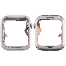 For Apple Watch Series 5 40mm LTE Stainless Steel Middle Frame Bezel Plate with Crown Spin Axis Flex Cable