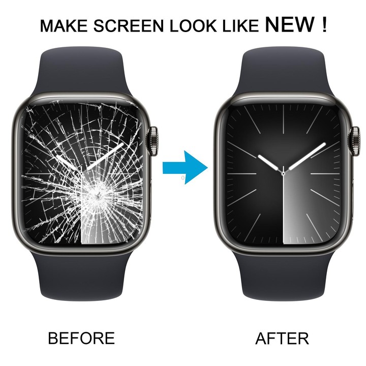 For Apple Watch Series 9 41mm Front Screen Outer Glass Lens with OCA