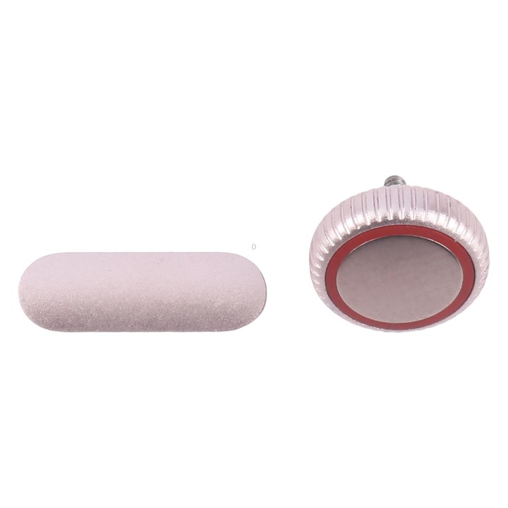 For Apple Watch Series 9 41mm / 45mm LTE Version Watch Crown Nut / Power Button Set (Pink)