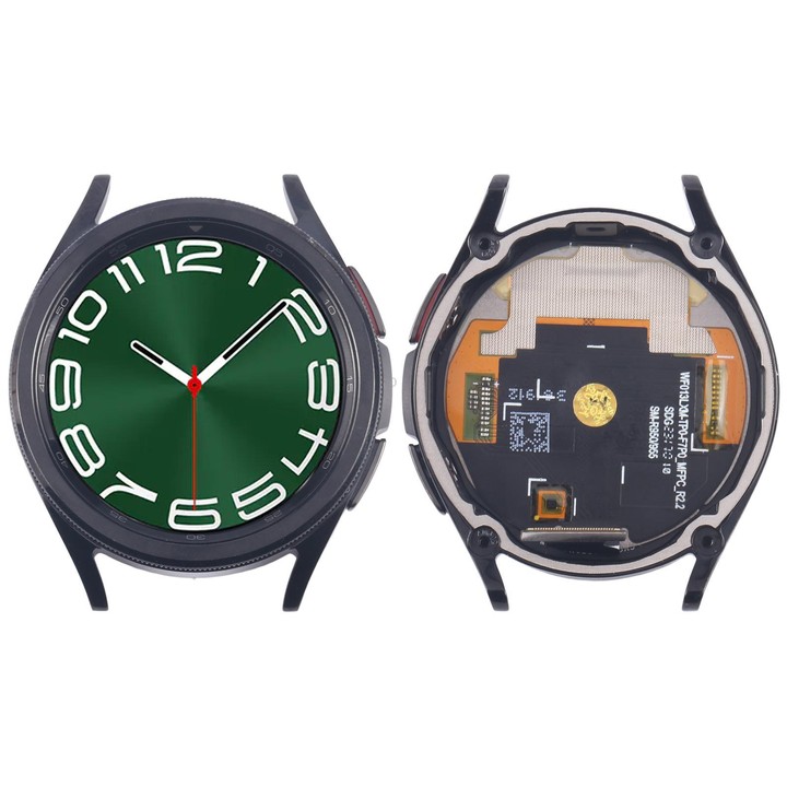 For Samsung Galaxy Watch6 Classic 43mm SM-R950/R955 Original LCD Screen Digitizer Full Assembly with Frame (Black)