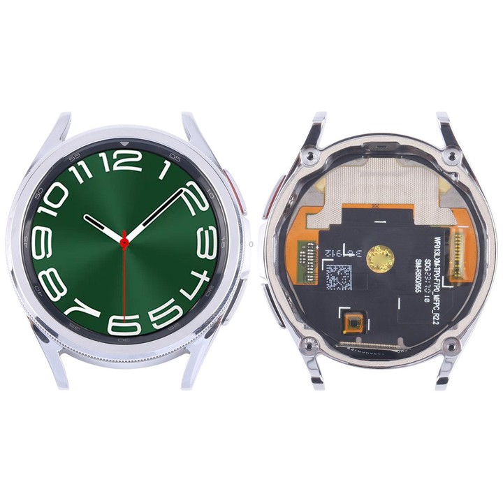 For Samsung Galaxy Watch6 Classic 43mm SM-R950/R955 Original LCD Screen Digitizer Full Assembly with Frame (Silver)