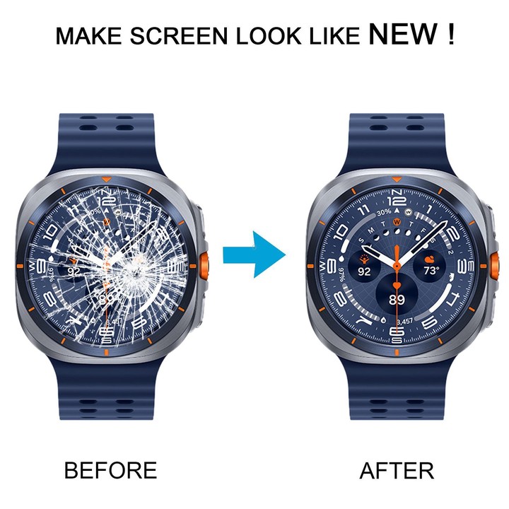 For Samsung Galaxy Watch Ultra 2025 SM-L705/L700 Original LCD Screen Digitizer Full Assembly with Frame (Blue)