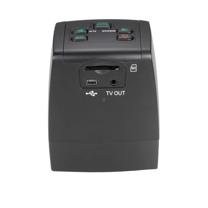 EC018 USB 2.0 Color 2.4 Inch TFT LCD Screen Film Scanner，Support SD Card