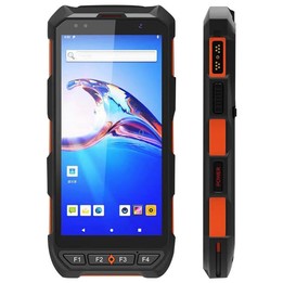 5.5 inch Android 10 IP65 Handheld Industrial Data Terminal Barcode Scanner, Style: RFID UHF