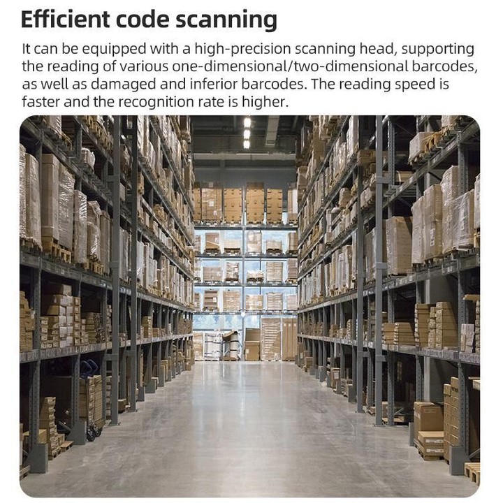 5.5 inch Android 10 IP65 Handheld Industrial Data Terminal Barcode Scanner, Style: RFID UHF