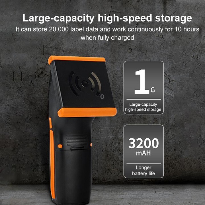 UHF 915M Inventory Terminal RF Tag Handheld RFID Bluetooth Reader, Reading Distance: 0-3m