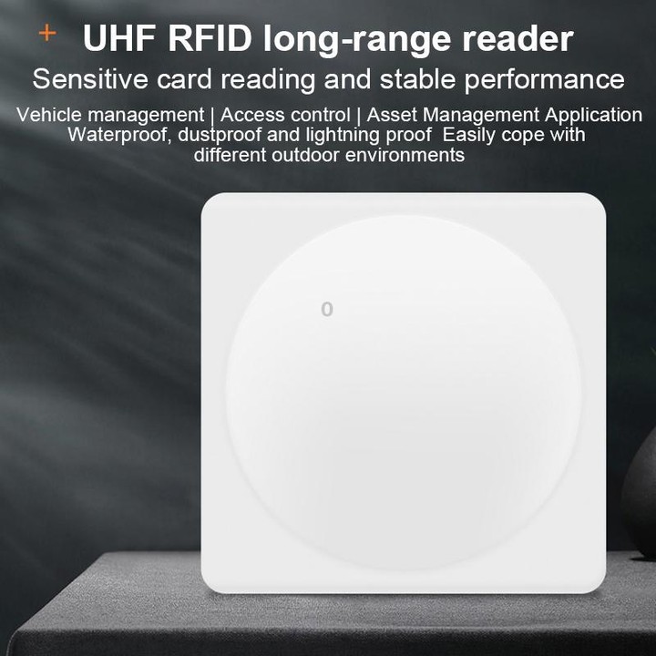 UHF RFID Long Range 9dBi Integrated Reader with E710 Chip, Style: Standard (EU Plug)