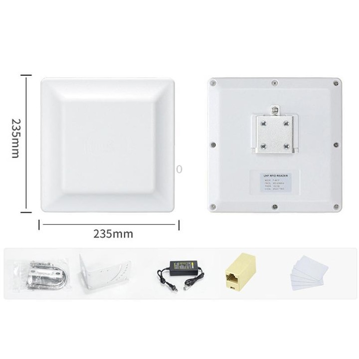 UHF Middle Range RFID Integrated Reader Identification Distance 0-5m, Style: Standard (EU Plug)
