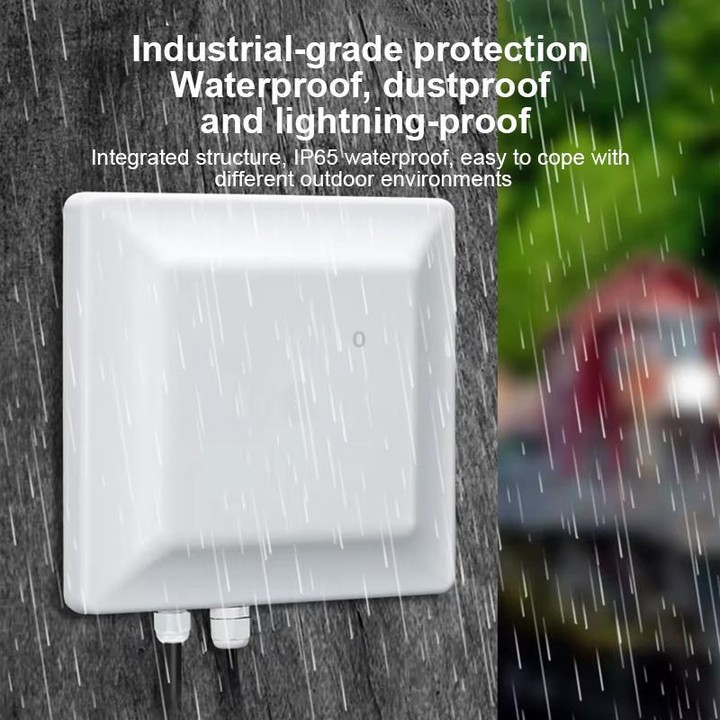 UHF Middle Range RFID Integrated Reader Identification Distance 0-5m, Style: Standard (US Plug)