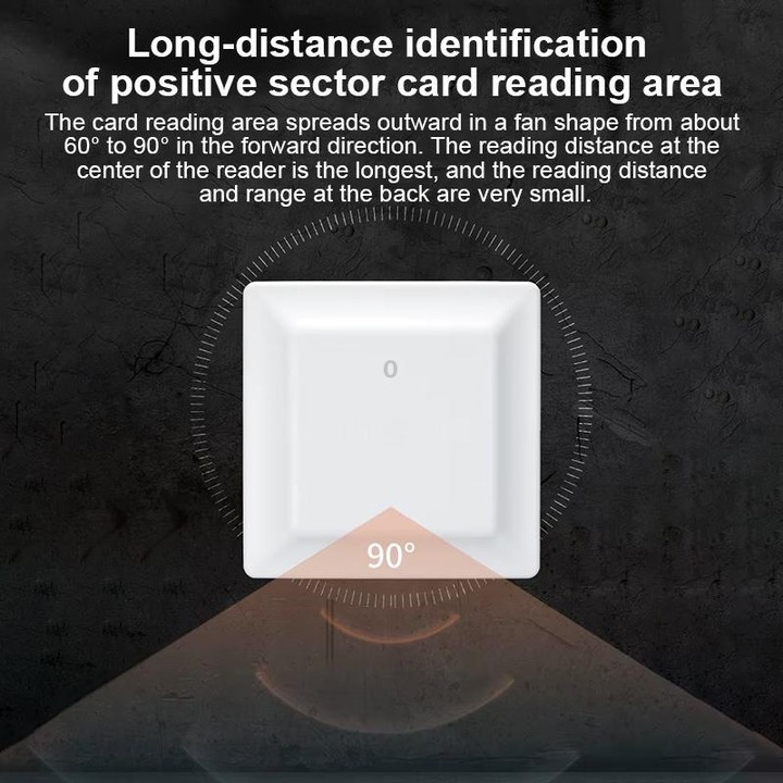 UHF Electronic Tag Identification RFID Reader / Writer 7dbi Antenna Integrated Reader, Style: RS232 Port (EU Plug)