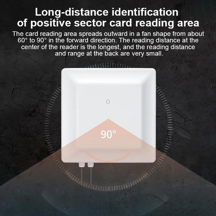 UHF RFID Reader Long Range Integrated Reader Writer With E710 Chip, Style: Add 4G Communication (US Plug)