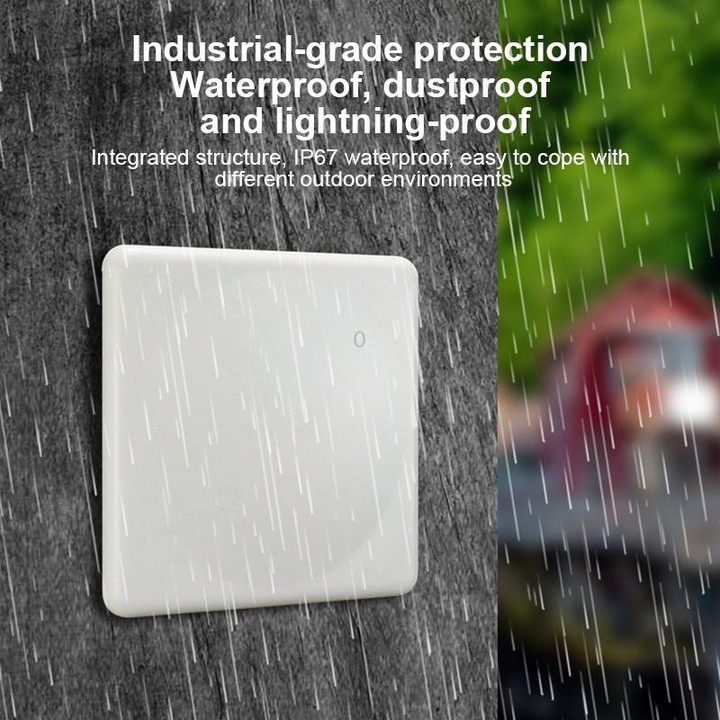 Industrial UHF RFID Long Range Integrated Reader Built-in 9dBi Antenna, Style: with WiFi Communication (UK Plug)