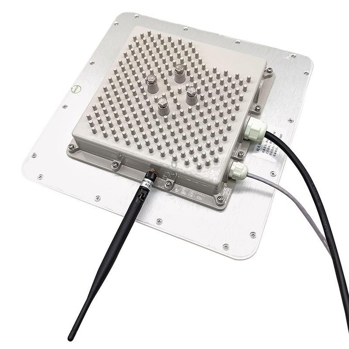 Industrial UHF RFID Long Range Integrated Reader Built-in 9dBi Antenna, Style: with WiFi Communication (US Plug)