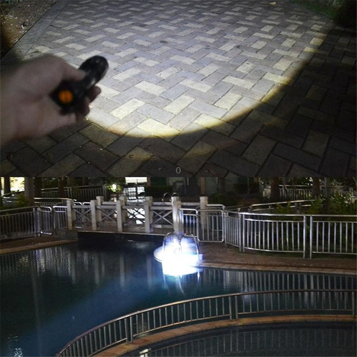 Q5 Mini LED Flashlights Telescopic Zoom 3 Mode Waterproof Torch Penlight